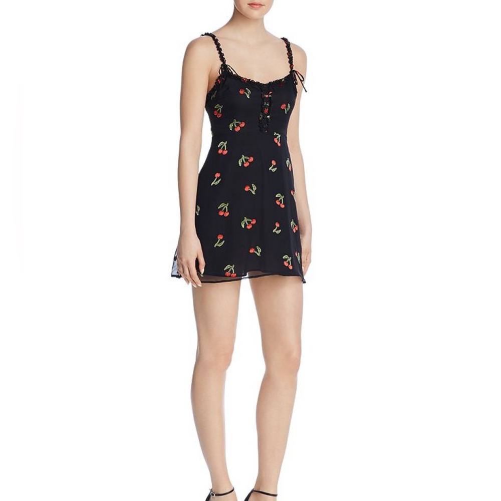 For Love and Lemons Cherry Mini Dress